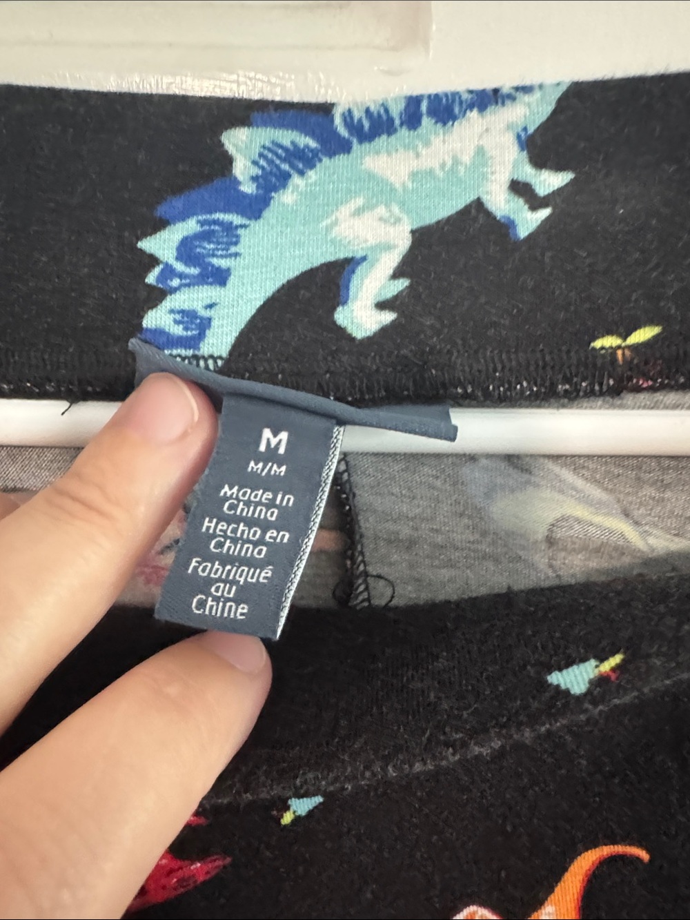 Modcloth Black A-Line Skirt with Colorful Dinosaur Print with Pockets! - Picture 4 of 4